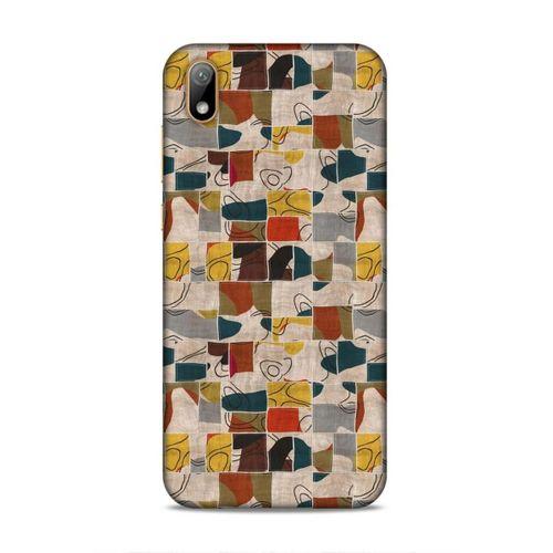 Huawei Y5 2019 Uyumlu Kılıf Romans (9) Kılıf Sarı Lacivert