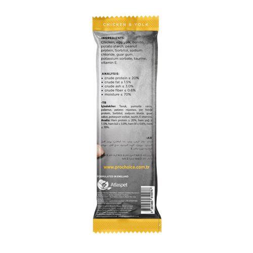 Prochoice Softy Bites Chicken & Yolk Kediler için Yumuşak Atıştırmalık 10 gr x 24 adet