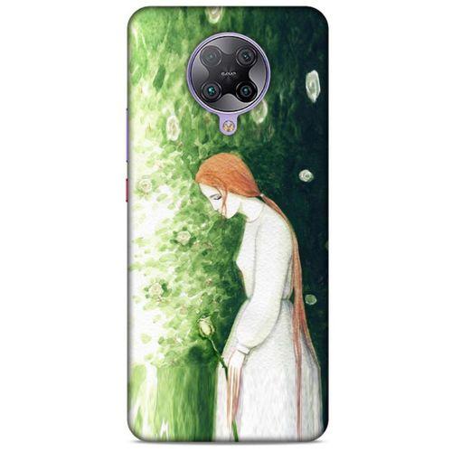 Xiaomi Poco F2 Pro Kılıf Depresyon (16) Kalın Kılıf Turuncu Mavi