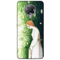 Xiaomi Poco F2 Pro Kılıf Depresyon (16) Kalın Kılıf Turuncu Mavi