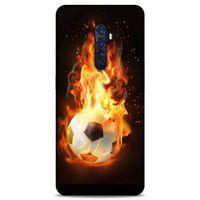 Lopard Oppo Reno 2 Uyumlu Kılıf FireX (36) Glitter Kılıf Futbol Topu