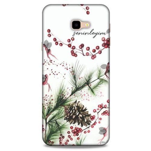 Y.Liva-2021 Özel Seri Yeniyıl Samsung Galaxy J4 Plus Kılıf Silikon Kapak