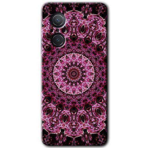 Huawei Nova 9 SE Kılıf HD Desen Baskılı Arka Kapak - Mandala Patterns Kaleidoscope + Kırılmaz Cam