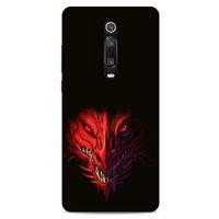 Xiaomi Redmi K20 Kılıf Dragons (16) Kalın Kılıf Kırmızı King Ejderha