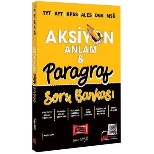 TYT AYT KPSS ALES DGS MSÜ Aksiyon Anlam ve Paragraf Soru Bankası Yargı Yayınları