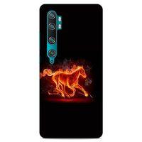Lopard Xiaomi Mi Cc9 Pro Uyumlu Kılıf FireX (28) Arka Kapak Ateşli At