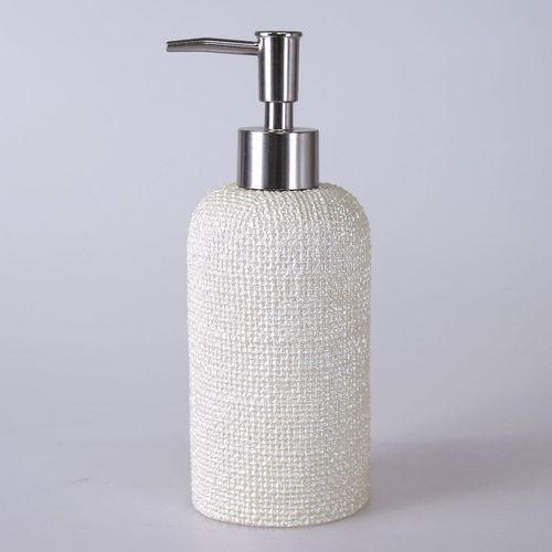 By Selim Natural İnci 5 Parça Polyester Banyo Seti