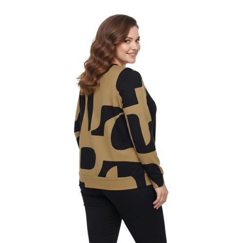 Kadın Sıfıryaka  Baskılı Bluz BGL-ST05111