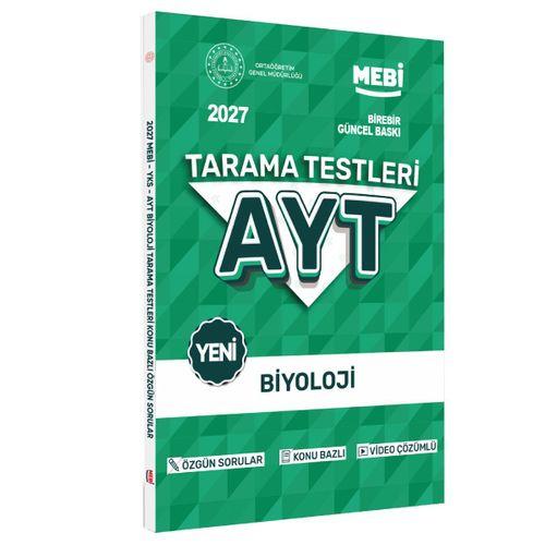 2027 YKS-AYT MEBİ-OGM Biyoloji Özgün Tarama Testleri Kitabı A4 Boyut Renkli Görsel BASKI ÜCRETİ