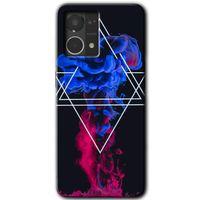Oppo Reno 7 4G Kılıf HD Desen Baskılı Arka Kapak - Mekanik Duman 1 + Kırılmaz Cam