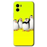 Vivo Y15s Kılıf HD Desen Baskılı Arka Kapak - Penguenler