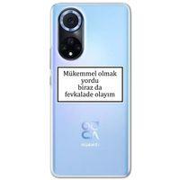 Huawei Nova 9 Kılıf HD Yazı Baskılı Silikon Arka Kapak - Yazı 12