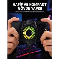 Telefon Ve Tablet Uyumlu Manyetik Mobil Soğutucu Fan