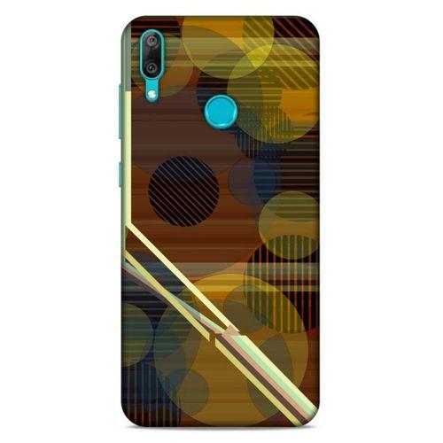 Lopard Huawei Y7 2019 Uyumlu Kılıf Soyut Sanat (45) Baskılı Liquid Air Kılıf
