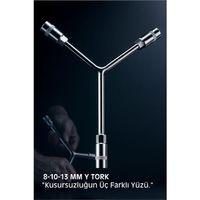 Y-Tipi 3'lü Lokma Anahtar - Yüksek Mukavemetli Krom Vanadyum Çelik - Bisiklet ve Motor Bakım Kiti