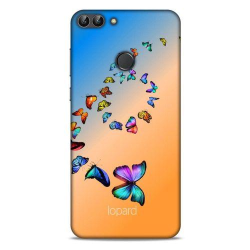 Huawei Psmart Kılıf Kelebek Etkisi (49) Ultra Silikon Kılıf Şeker Pembe Mavi