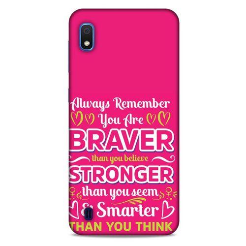 Samsung Galaxy A10 Uyumlu Kılıf Pembe Delisi (50) Shockproof Kılıf Writing