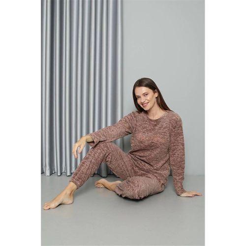 Polar Kadın Pijama Takımı Sütlü Kahve