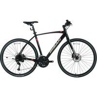 Bisan Trx8600 Deore 28 Jant Şehir Bisikleti Parlak Siyah-Kırmızı 52 cm