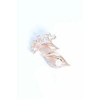 Zirkon Taşlı Metal Broş