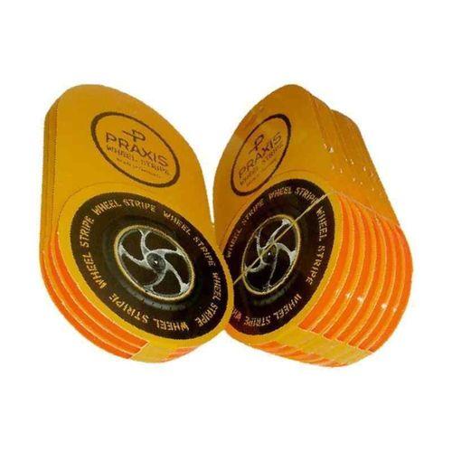 SEVGENT Florasan Turuncu 7Cm X 7 M Lüks 1 Set Jant Şeridi