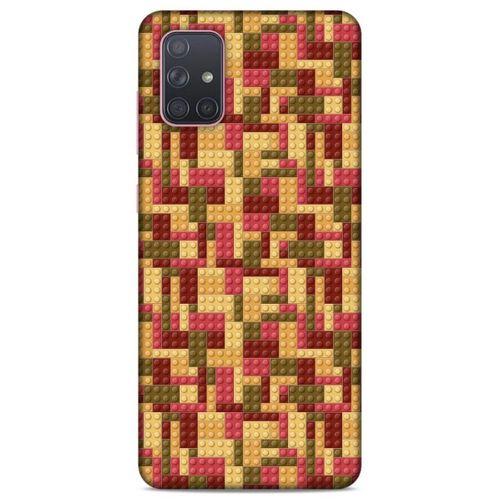 Lopard Samsung Galaxy A71 Uyumlu Kılıf BloX (47) Crystal Flex Kılıf Kırmızı