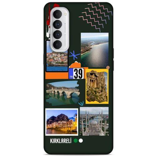 Lopard Oppo Reno 4 Pro Uyumlu Kılıf Şehirli ※ (39) Kırklareli Liquid Crystal Kılıf