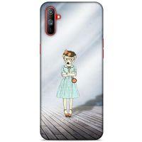 Oppo Realme C3 Kılıf FunnyMaX (24) Darbe Emici Kılıf Açık Mavi