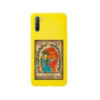 Oppo Reno 3 Strenght Premium Silikonlu Sarı Telefon Kılıfı