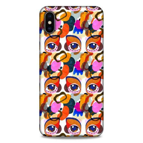 Lopard Apple iPhone XS Max Uyumlu Kılıf Sürreal Yüzler ♀ (5) Koruma Kabı Baskılı