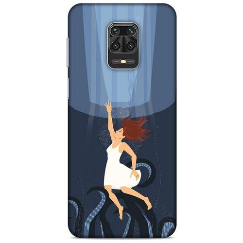 Xiaomi Redmi Note 9 Pro Kılıf Depresyon (43) Thin Fit Kılıf Mavi Tonları