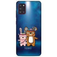 Samsung Galaxy A31 Kılıf FunnyMaX (2) Kabı Lacivert Beyaz