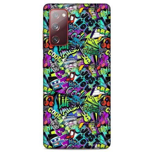 Graffitix (1) Desenli Silikon Kapak Samsung Galaxy S20 Fe Kılıf