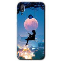 Vestel E5 Kılıf HD Desen Baskılı Arka Kapak - Yalnız Kadın + Kırılmaz Cam