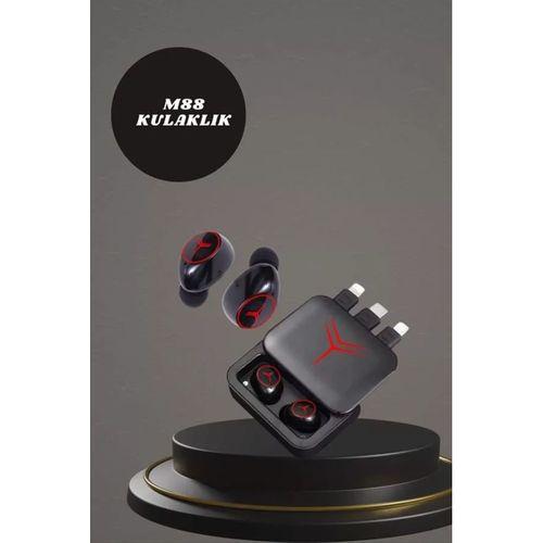 Dijital Göstergeli Powerbank Kablosuz Kulaklık Ve 7 Kordonlu Yeni Nesil Akıllı Saat Dokunmatik Kontrol