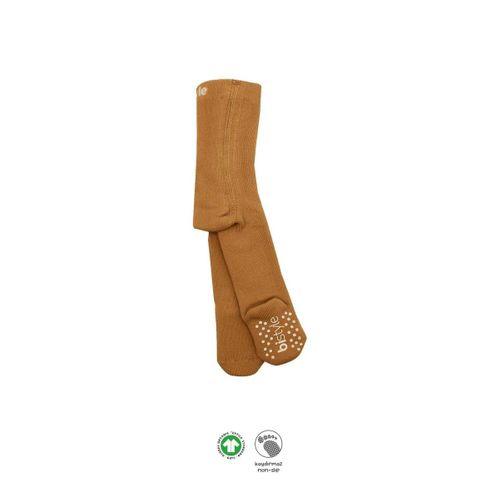 Bistyle Bistyle Tekli Kaymaz Mix Havlu Külotlu Çorap BS50501M Hardal