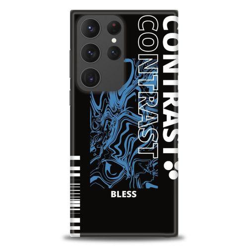 Samsung Galaxy S23 Ultra Kılıf HD Baskılı Kılıf - Contrast + Tam Ekran Koruyucu