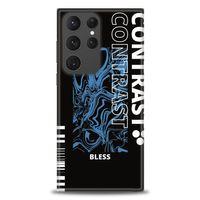 Samsung Galaxy S23 Ultra Kılıf HD Baskılı Kılıf - Contrast + Tam Ekran Koruyucu