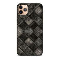 Apple Iphone 11 Pro Kılıf Patchwork (25) Antişok Kapak Siyah Gri