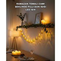 Ramazan Bayram Süslemesi İçin Led Işık Cami Figürlü Dekoratif Tasarım