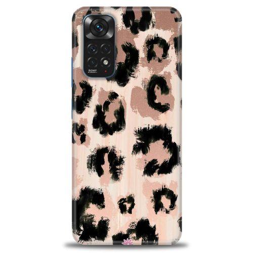 Xiaomi Redmi Note 11 Kılıf HD Baskılı Kılıf - Leopar + Tam Ekran Koruyucu