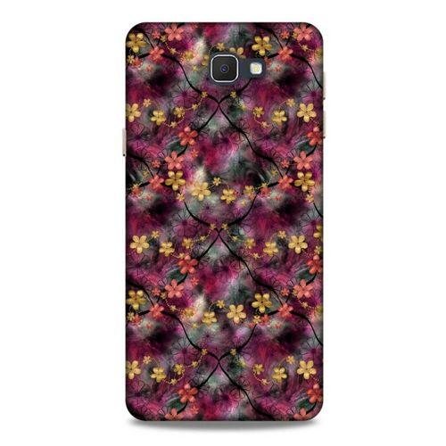 Samsung Galaxy J7 Prime Uyumlu Kılıf Pembe Delisi (10) Full Koruma Kılıfı Çiçek