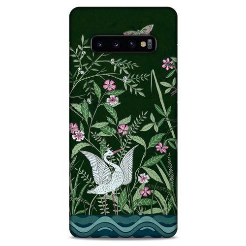 Samsung Galaxy S10 Plus Uyumlu Kılıf Yeşil Delisi (32) Soft Silikon Kılıf Ördek yeşili