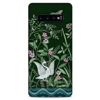 Samsung Galaxy S10 Plus Uyumlu Kılıf Yeşil Delisi (32) Soft Silikon Kılıf Ördek yeşili