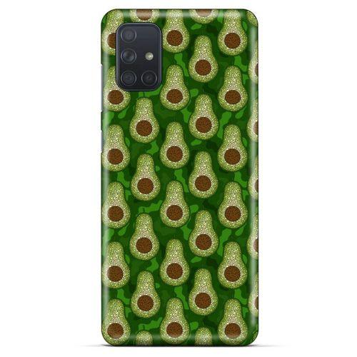 Frutix Avokado 02 Samsung Galaxy M51 Kılıf Desenli Silikon
