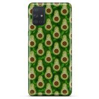 Frutix Avokado 02 Samsung Galaxy M51 Kılıf Desenli Silikon