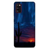 Lopard Samsung Galaxy A41 Uyumlu Kılıf Gece'S (12) Koruyucu Silikon Mavi