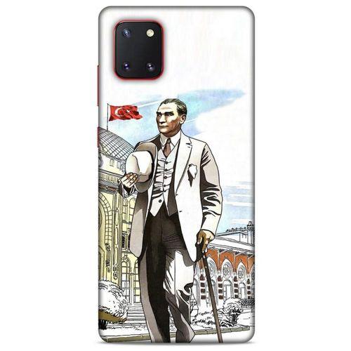 Samsung Galaxy Note 10 Lite Kılıf Atatürk (50) Shockproof Kılıf Şehir