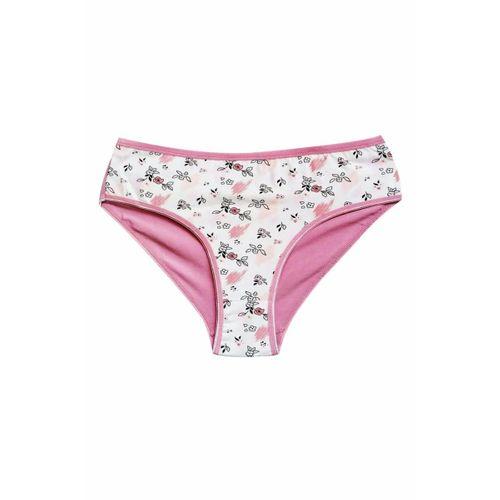 Pamuklu Geniş Kenarlı Likralı Desenli Bato Kadın Külot 7'li Paket