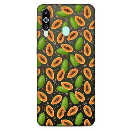 Frutix Papaya 01 Samsung Galaxy M40 Kılıf Desenli Silikon